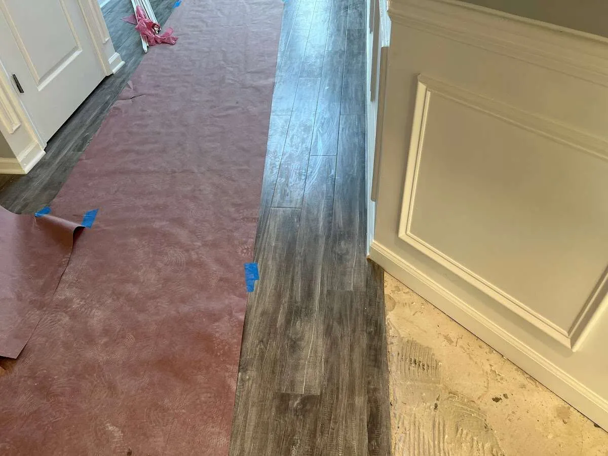 Completed marble shower restoration in Atkinson